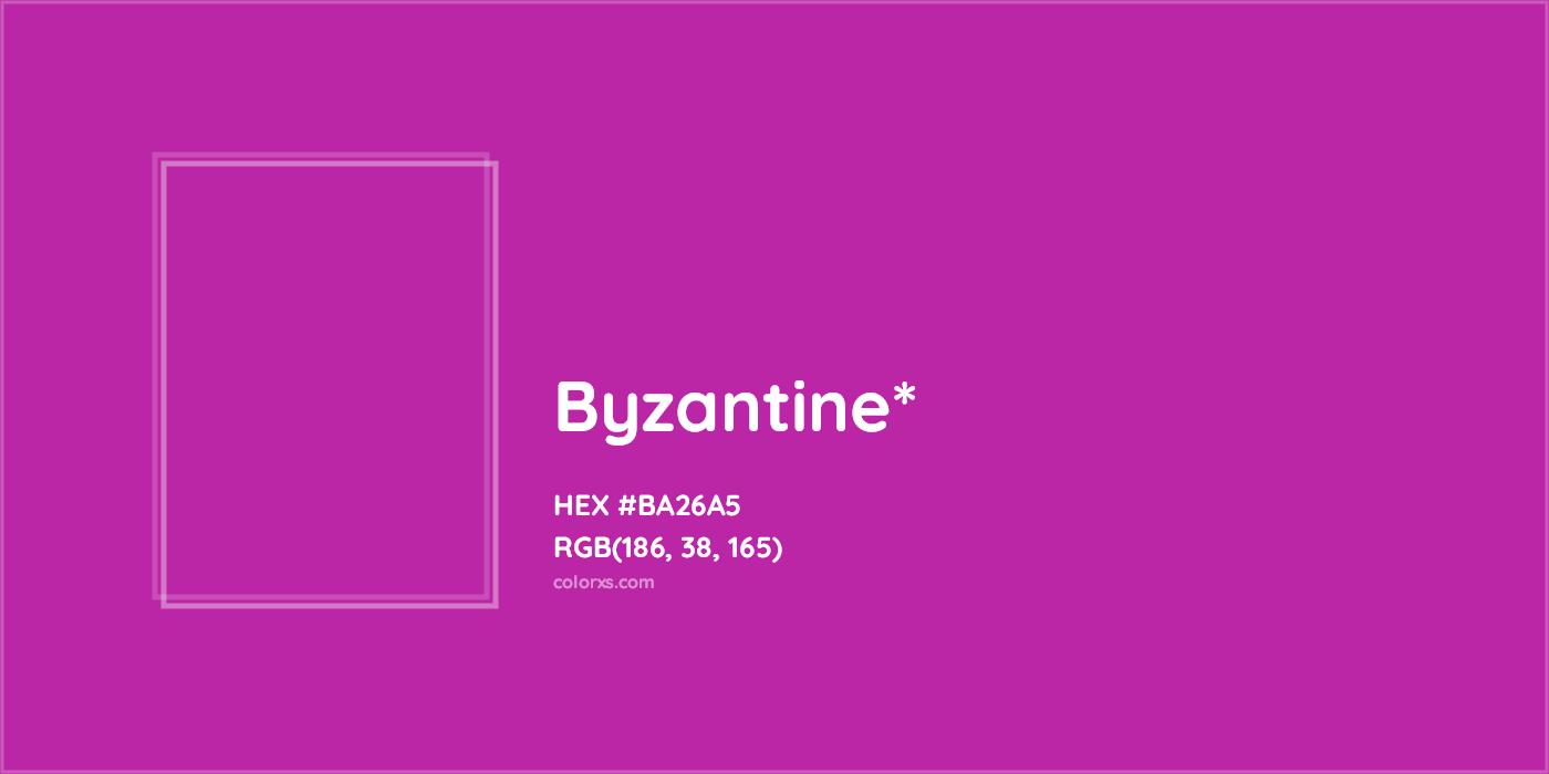 HEX #BA26A5 Color Name, Color Code, Palettes, Similar Paints, Images