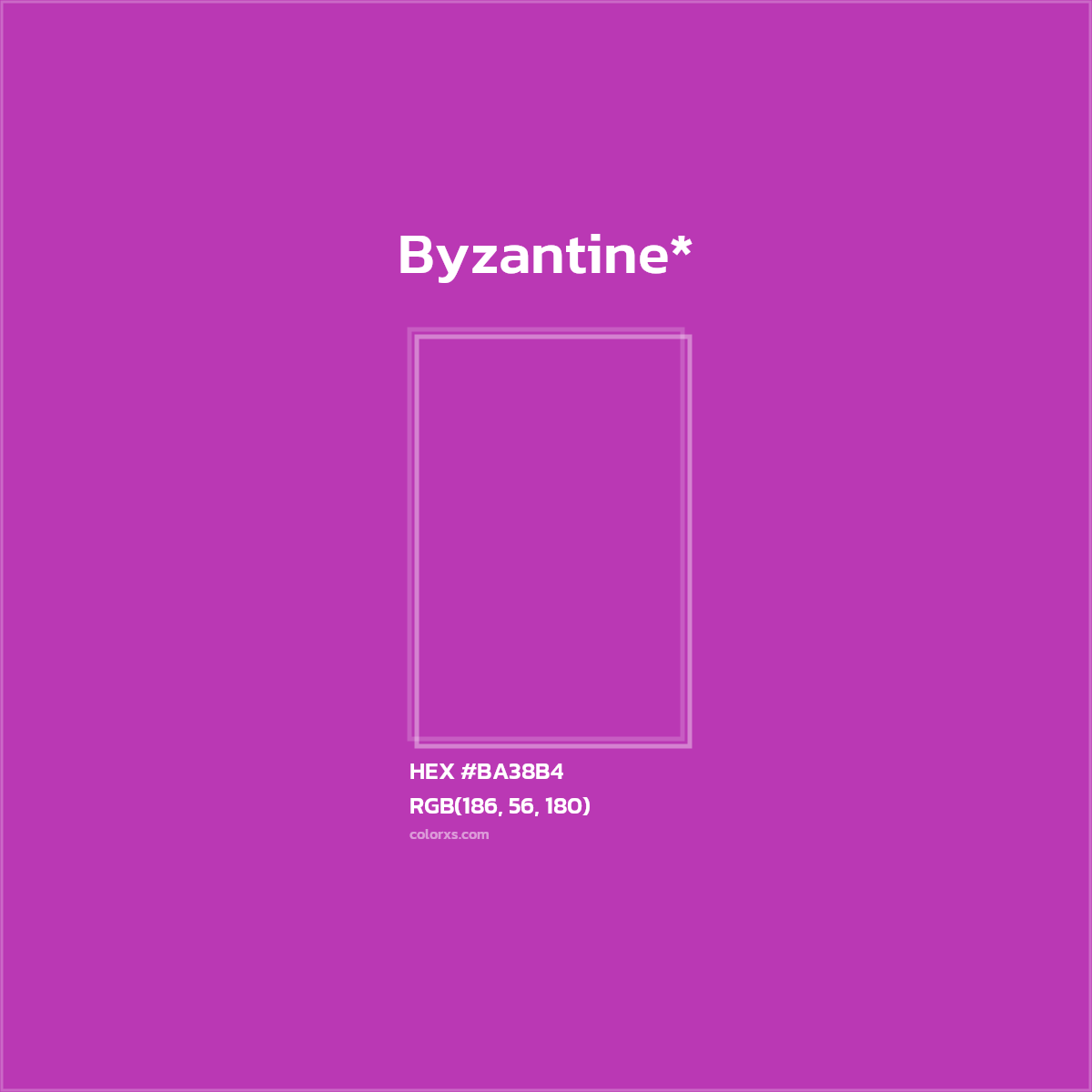 HEX #BA38B4 Color Name, Color Code, Palettes, Similar Paints, Images
