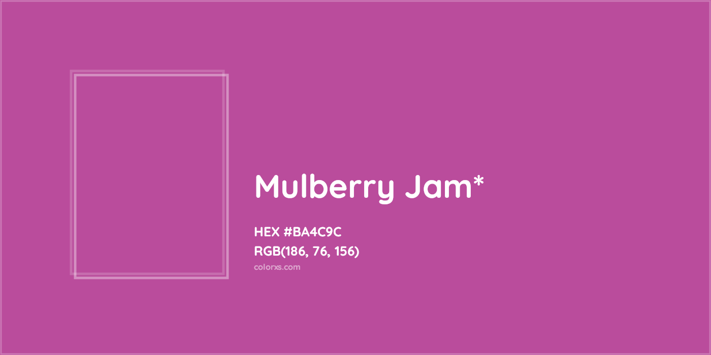 HEX #BA4C9C Color Name, Color Code, Palettes, Similar Paints, Images