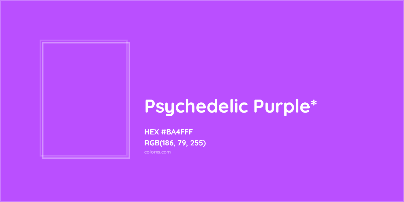 HEX #BA4FFF Color Name, Color Code, Palettes, Similar Paints, Images