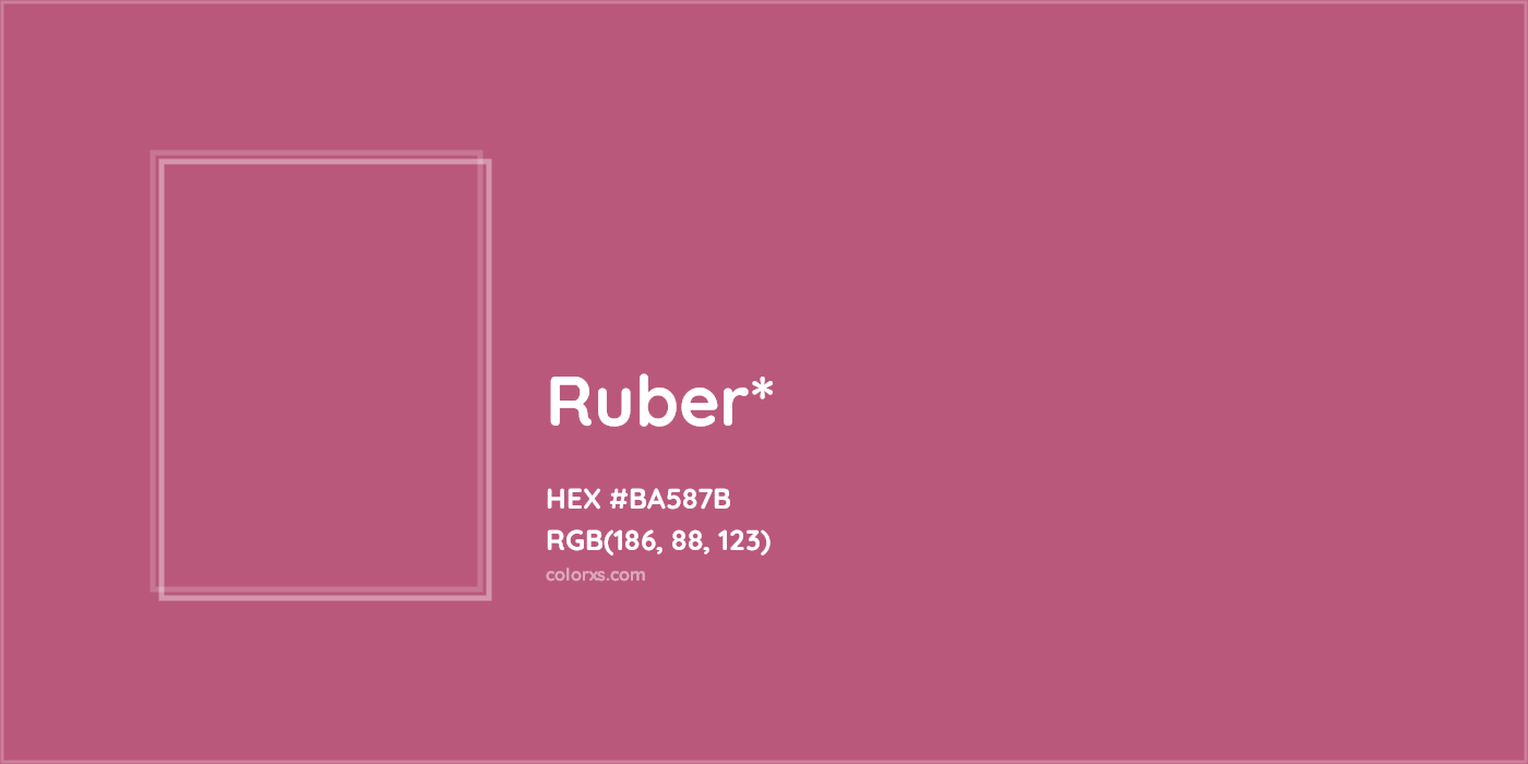 HEX #BA587B Color Name, Color Code, Palettes, Similar Paints, Images