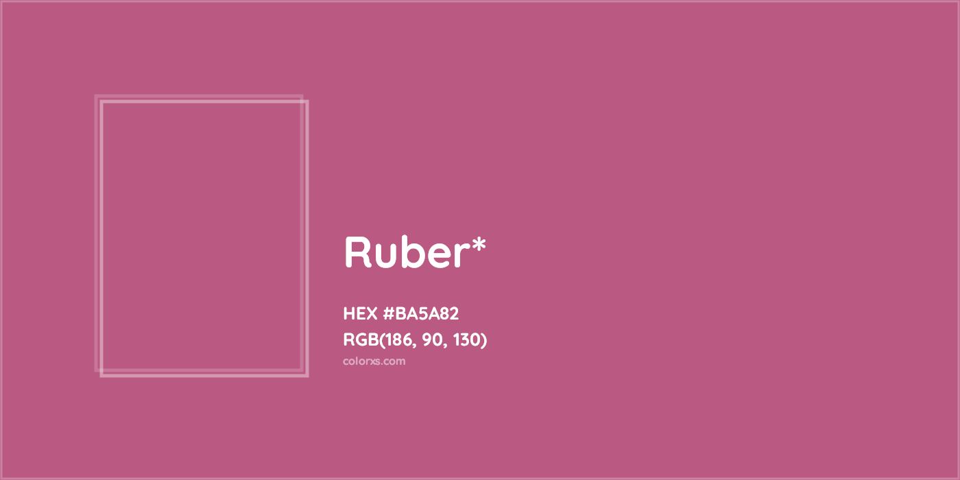HEX #BA5A82 Color Name, Color Code, Palettes, Similar Paints, Images
