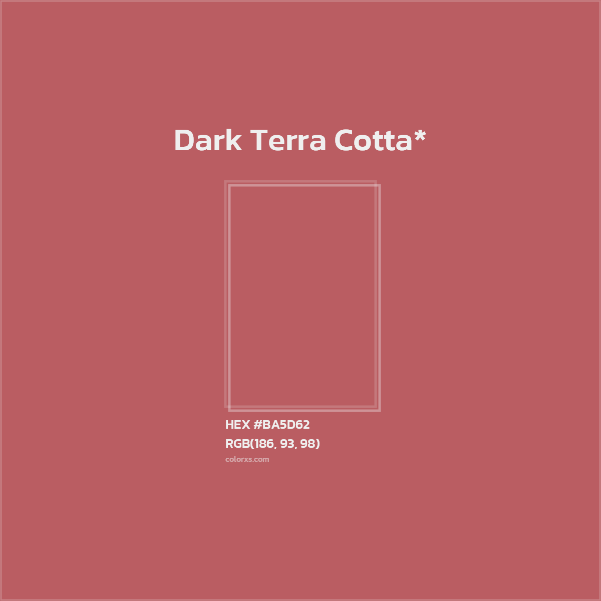 HEX #BA5D62 Color Name, Color Code, Palettes, Similar Paints, Images