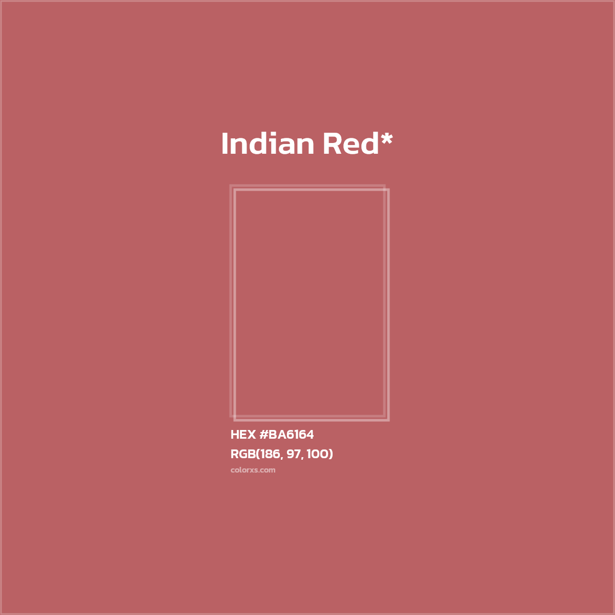 HEX #BA6164 Color Name, Color Code, Palettes, Similar Paints, Images