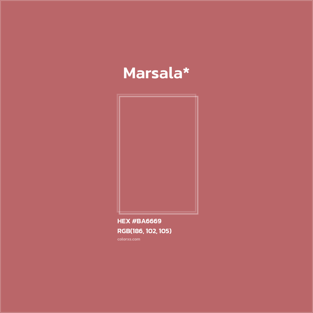 HEX #BA6669 Color Name, Color Code, Palettes, Similar Paints, Images