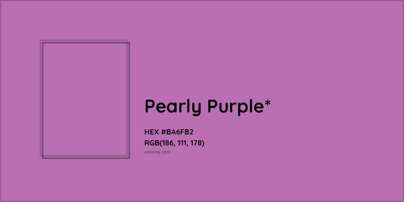 HEX #BA6FB2 Color Name, Color Code, Palettes, Similar Paints, Images