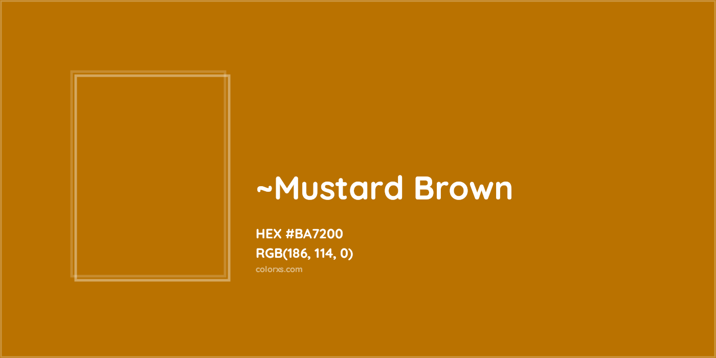HEX #BA7200 Color Name, Color Code, Palettes, Similar Paints, Images