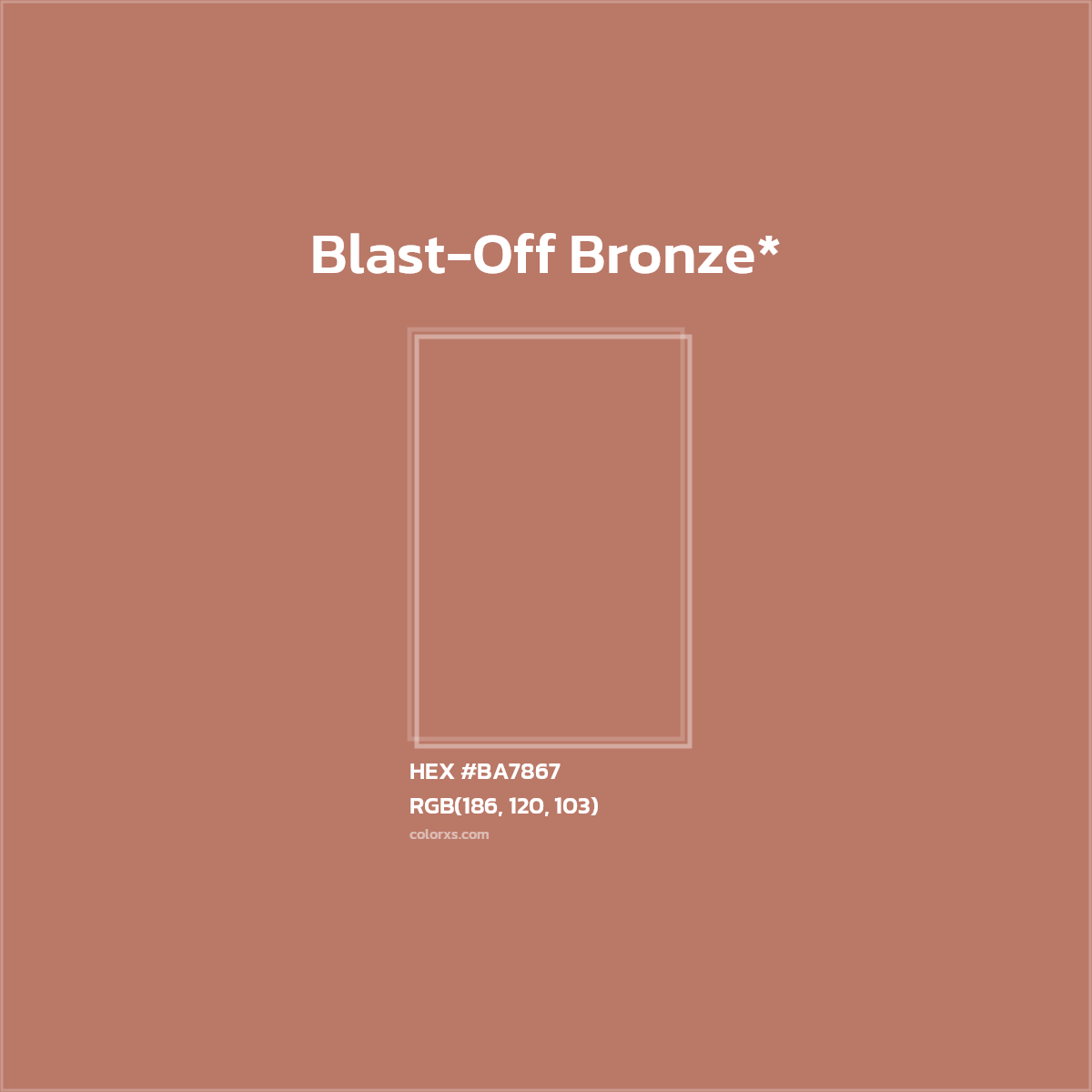 HEX #BA7867 Color Name, Color Code, Palettes, Similar Paints, Images