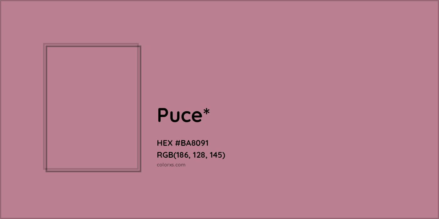 HEX #BA8091 Color Name, Color Code, Palettes, Similar Paints, Images