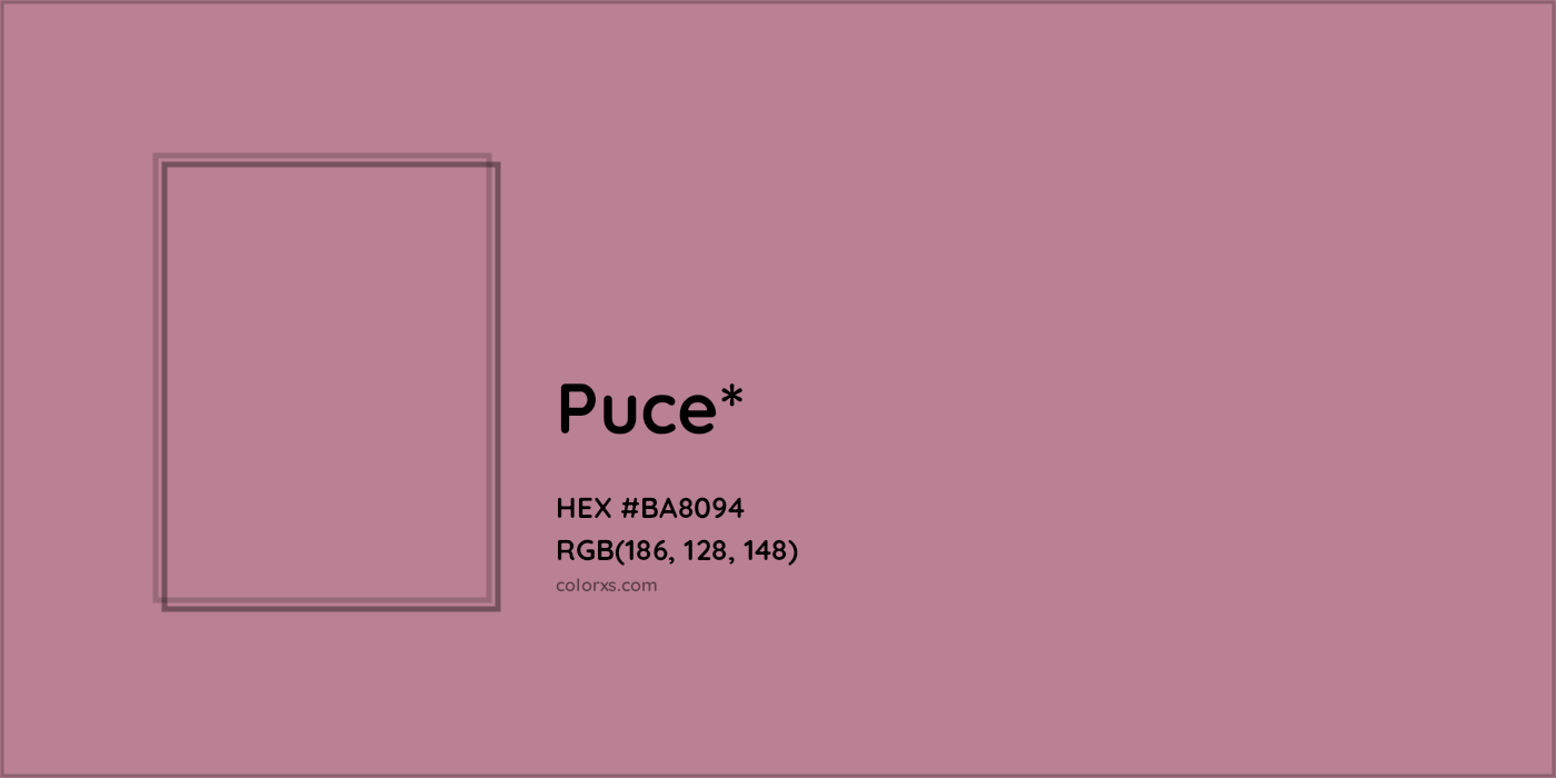 HEX #BA8094 Color Name, Color Code, Palettes, Similar Paints, Images