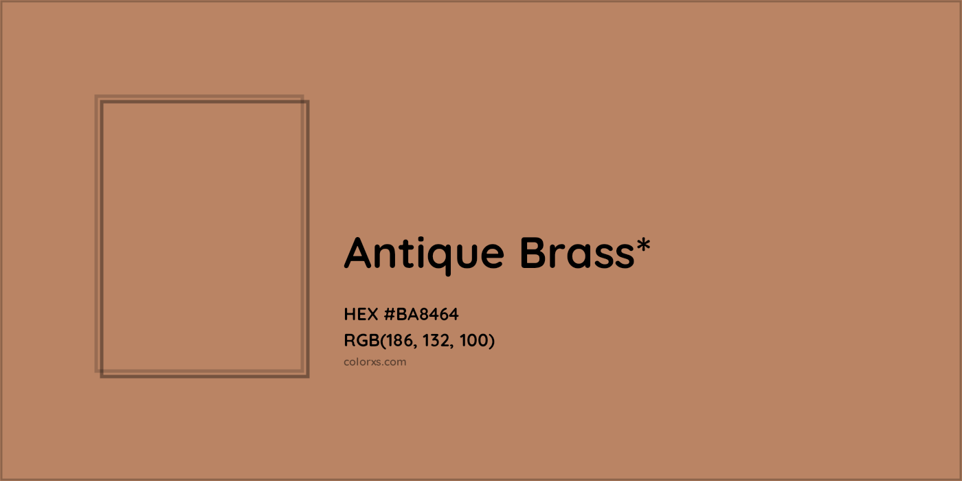 HEX #BA8464 Color Name, Color Code, Palettes, Similar Paints, Images