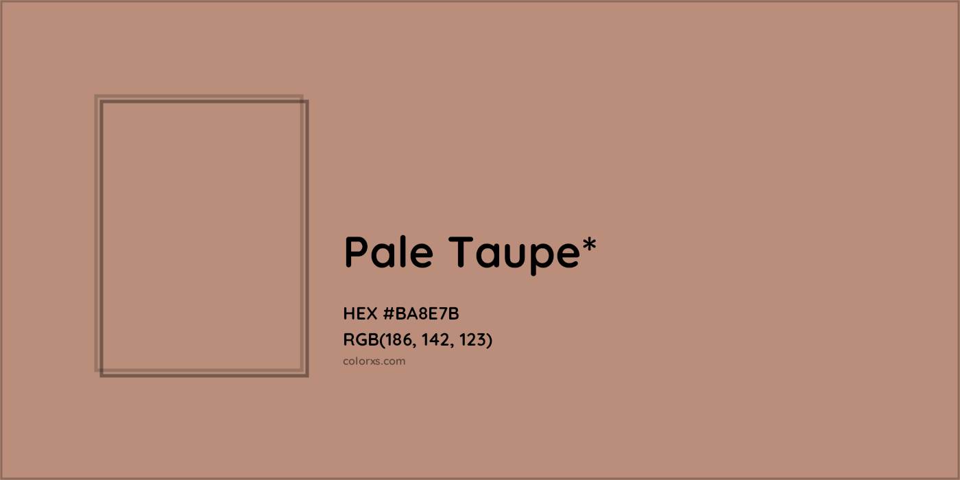HEX #BA8E7B Color Name, Color Code, Palettes, Similar Paints, Images