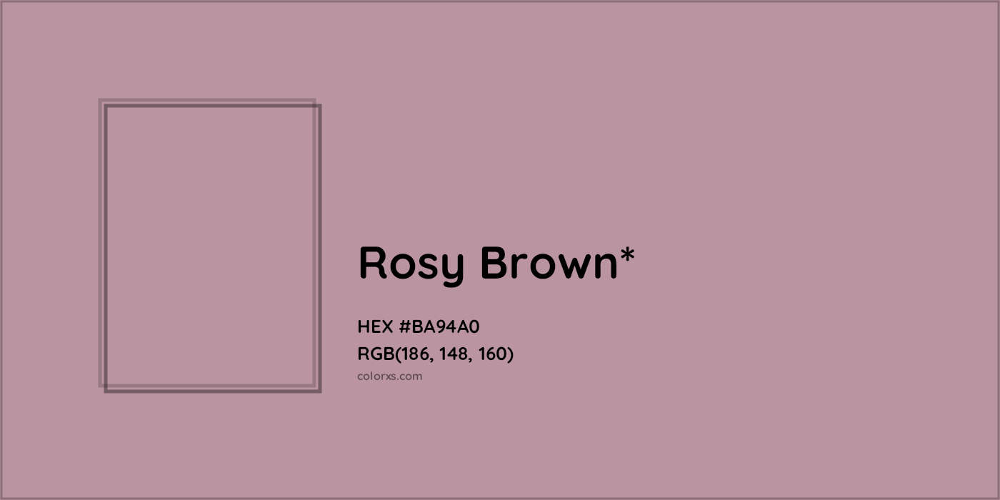 HEX #BA94A0 Color Name, Color Code, Palettes, Similar Paints, Images