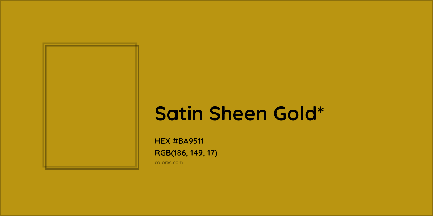 HEX #BA9511 Color Name, Color Code, Palettes, Similar Paints, Images