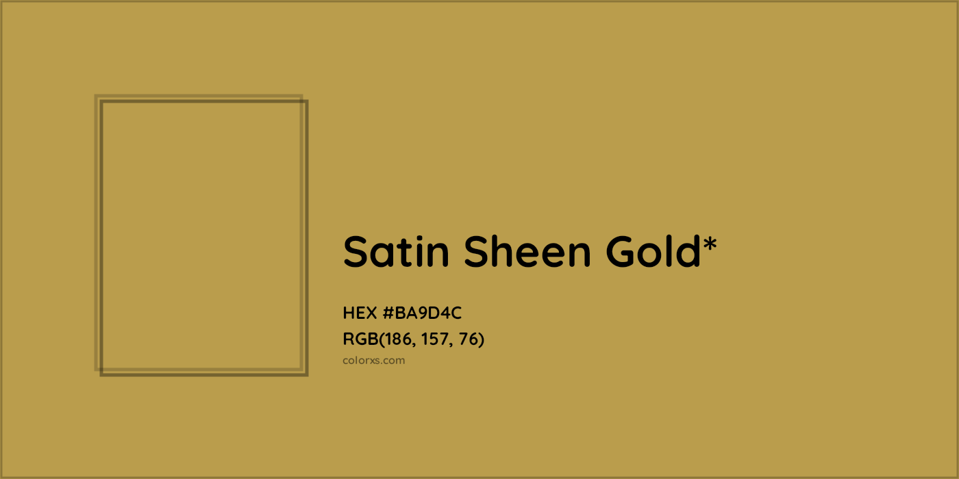HEX #BA9D4C Color Name, Color Code, Palettes, Similar Paints, Images