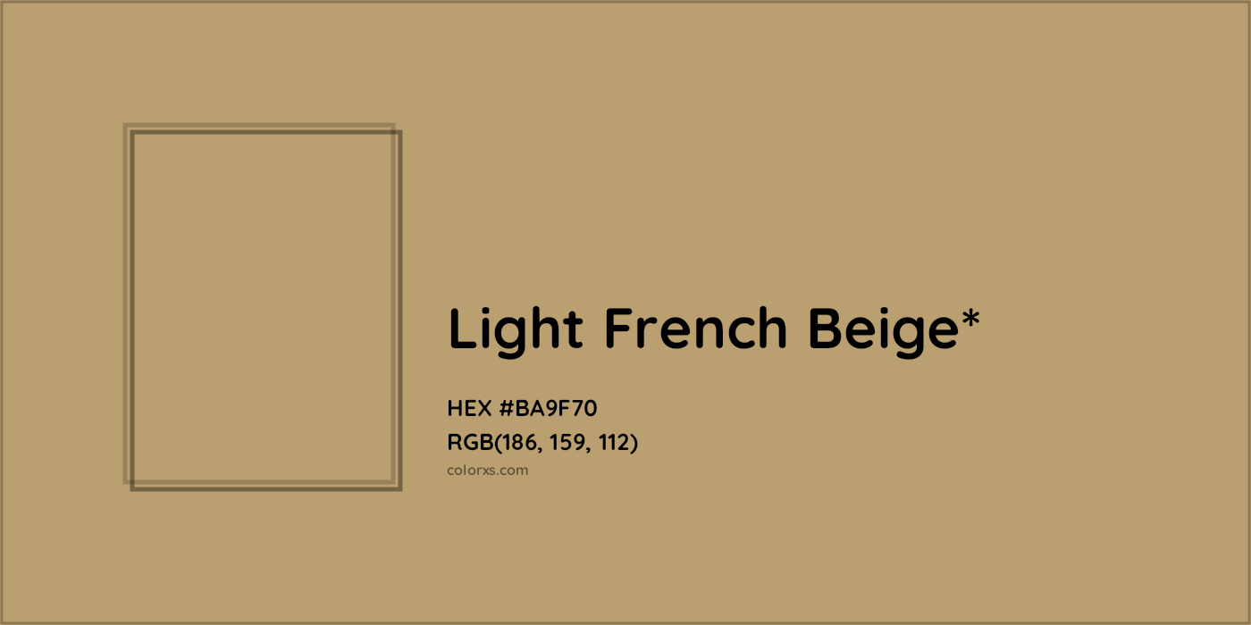 HEX #BA9F70 Color Name, Color Code, Palettes, Similar Paints, Images