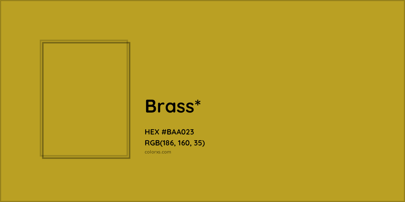 HEX #BAA023 Color Name, Color Code, Palettes, Similar Paints, Images