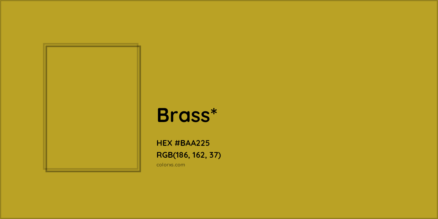 HEX #BAA225 Color Name, Color Code, Palettes, Similar Paints, Images