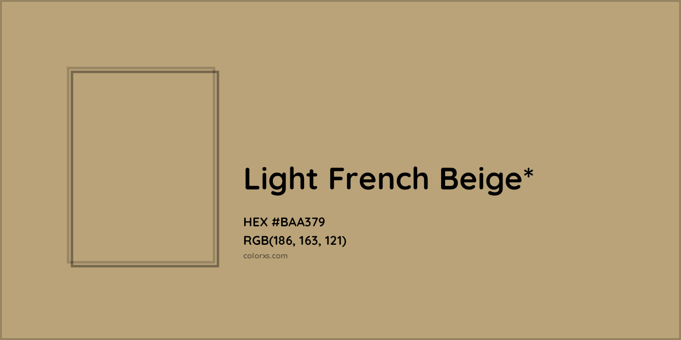 HEX #BAA379 Color Name, Color Code, Palettes, Similar Paints, Images