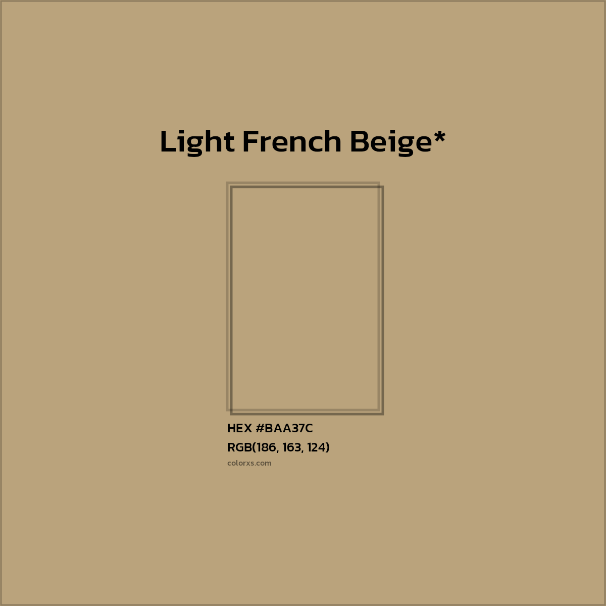 HEX #BAA37C Color Name, Color Code, Palettes, Similar Paints, Images