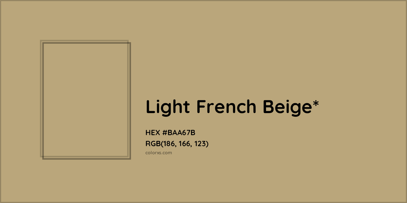 HEX #BAA67B Color Name, Color Code, Palettes, Similar Paints, Images
