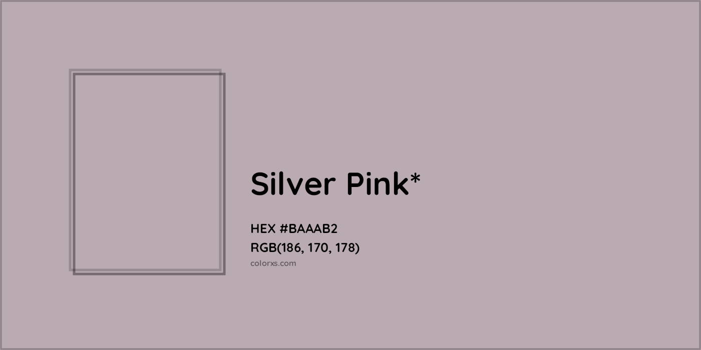 HEX #BAAAB2 Color Name, Color Code, Palettes, Similar Paints, Images