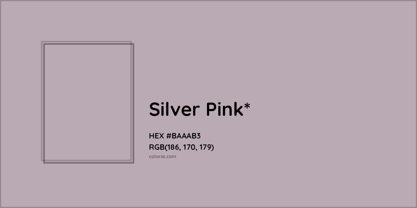 HEX #BAAAB3 Color Name, Color Code, Palettes, Similar Paints, Images