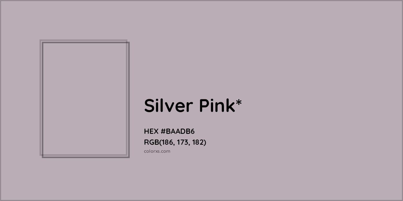 HEX #BAADB6 Color Name, Color Code, Palettes, Similar Paints, Images