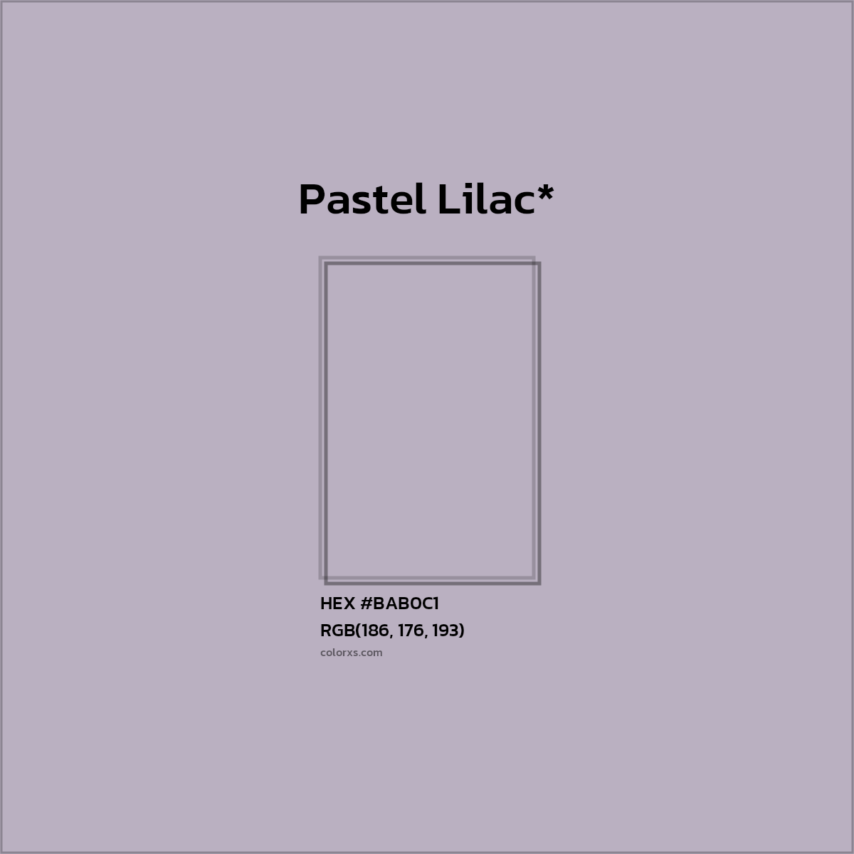 HEX #BAB0C1 Color Name, Color Code, Palettes, Similar Paints, Images