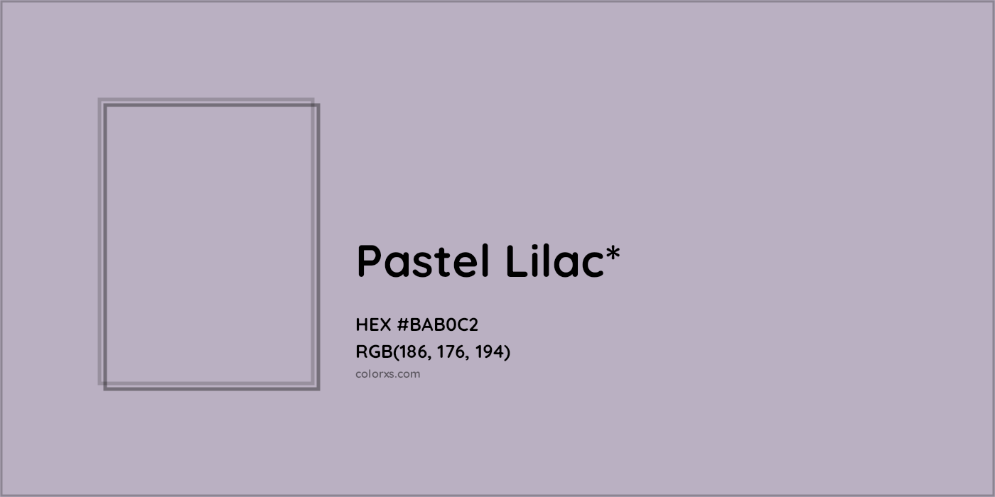 HEX #BAB0C2 Color Name, Color Code, Palettes, Similar Paints, Images