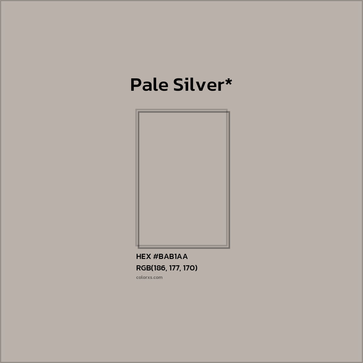 HEX #BAB1AA Color Name, Color Code, Palettes, Similar Paints, Images