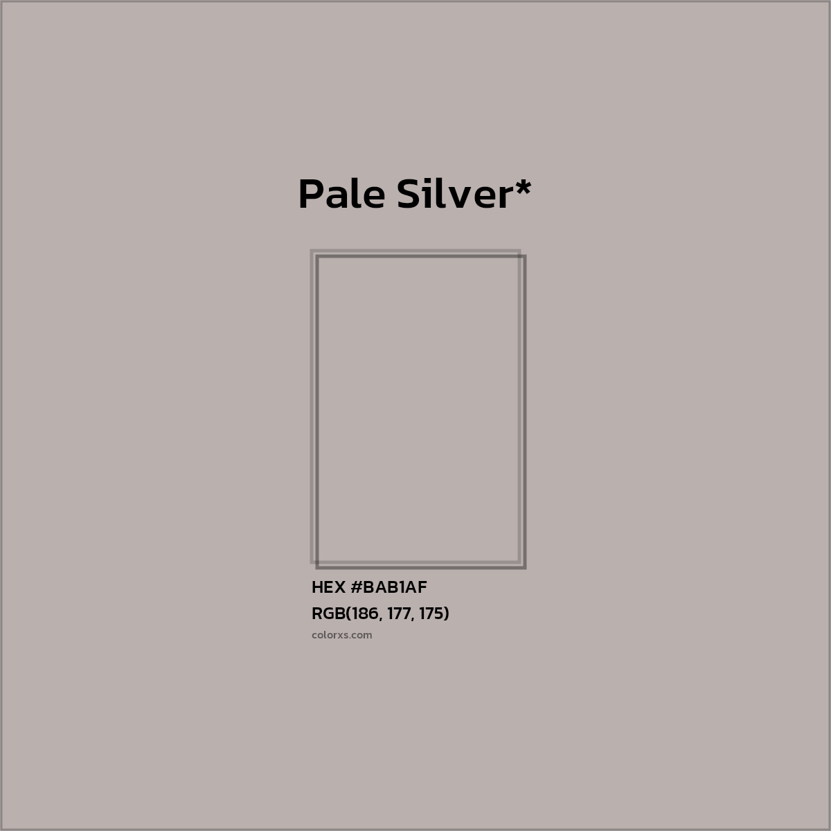 HEX #BAB1AF Color Name, Color Code, Palettes, Similar Paints, Images