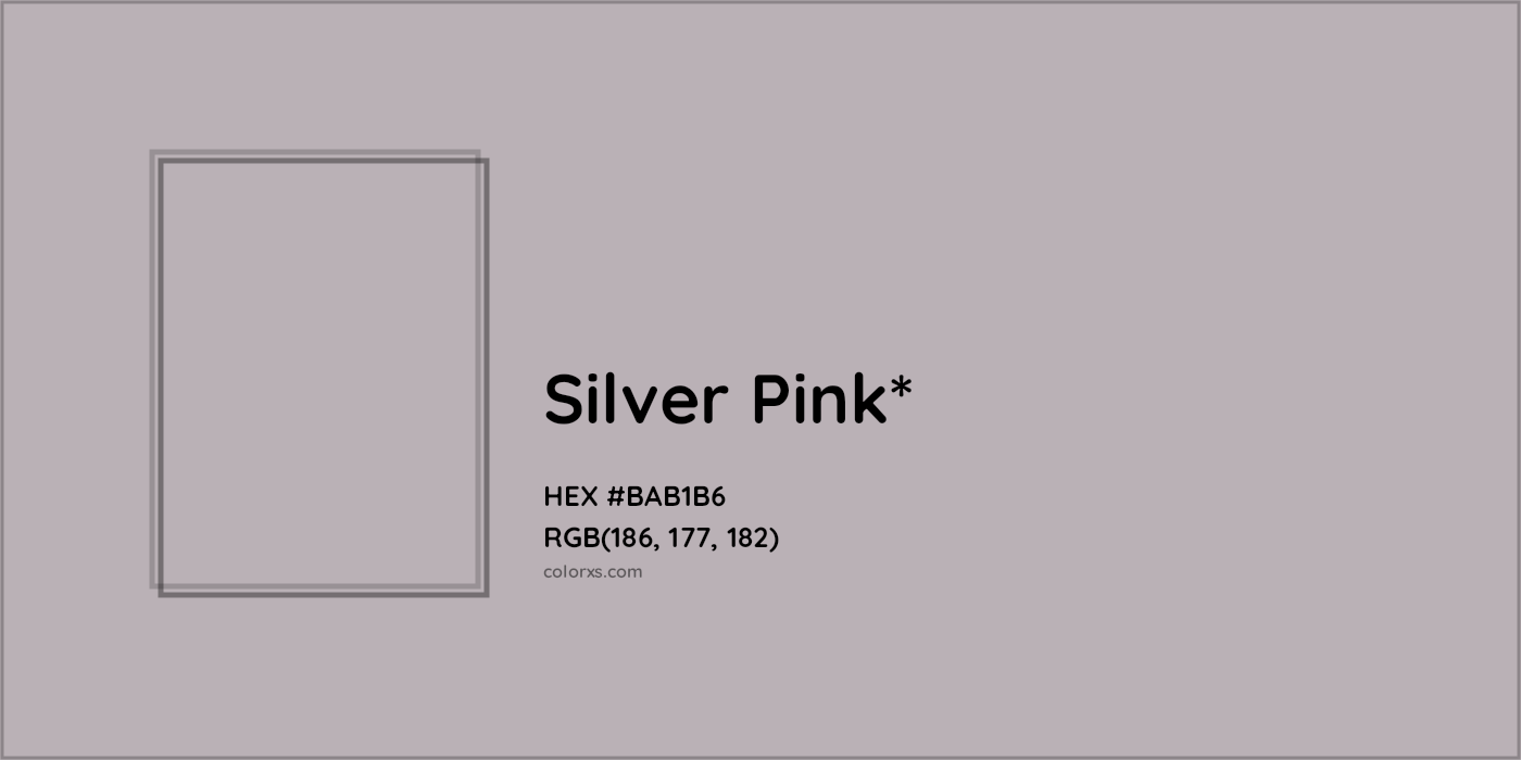HEX #BAB1B6 Color Name, Color Code, Palettes, Similar Paints, Images