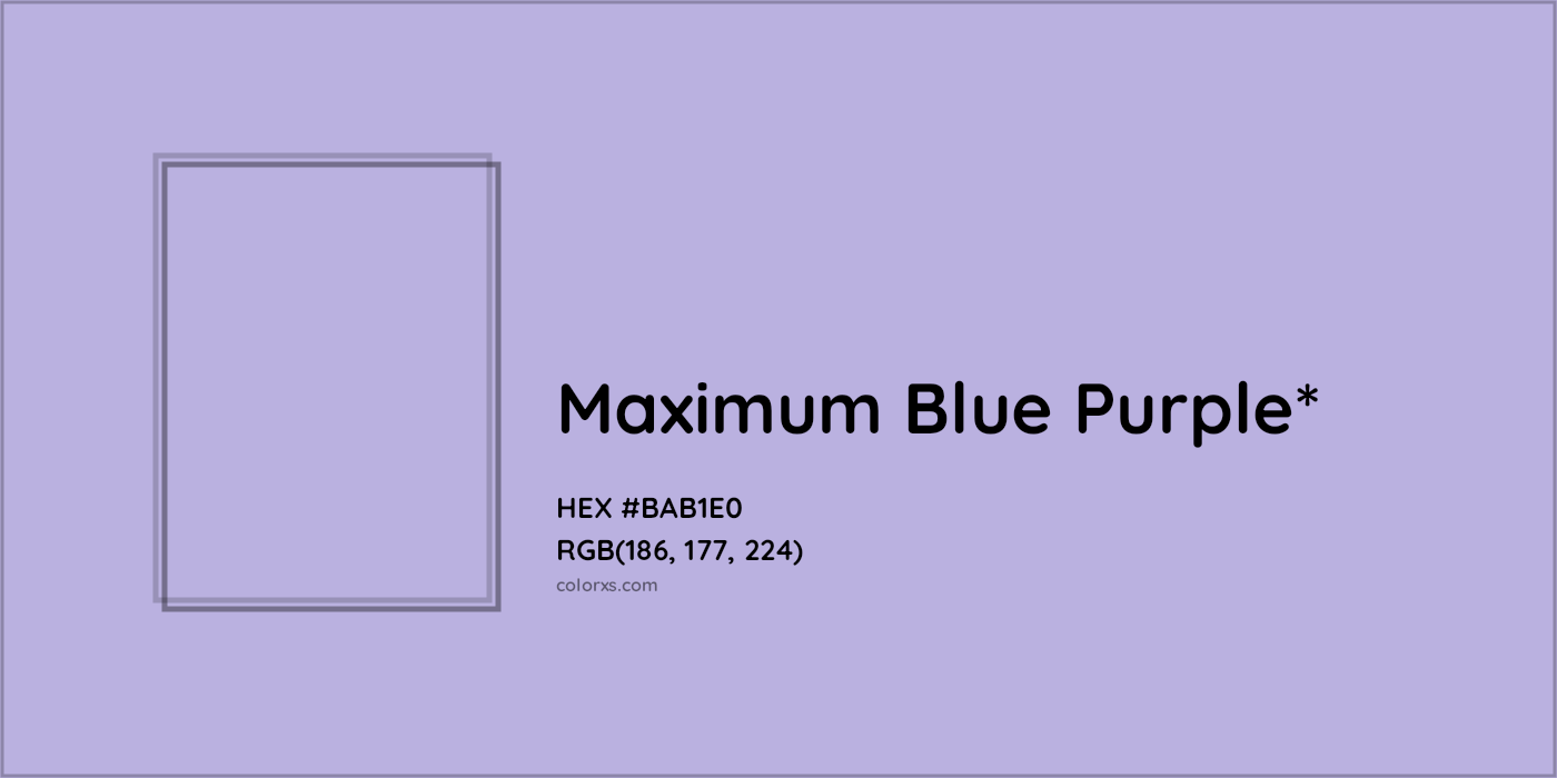 HEX #BAB1E0 Color Name, Color Code, Palettes, Similar Paints, Images