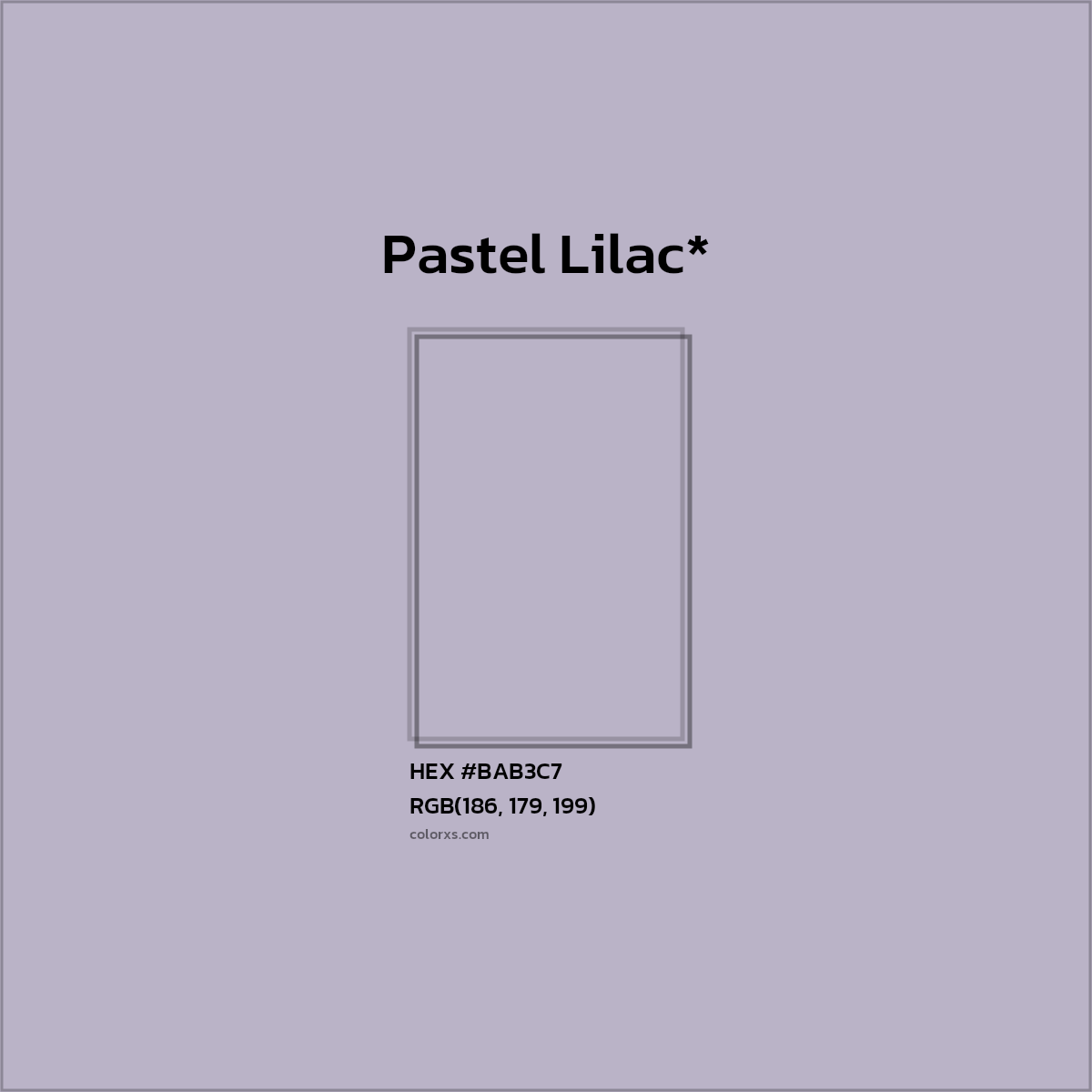 HEX #BAB3C7 Color Name, Color Code, Palettes, Similar Paints, Images