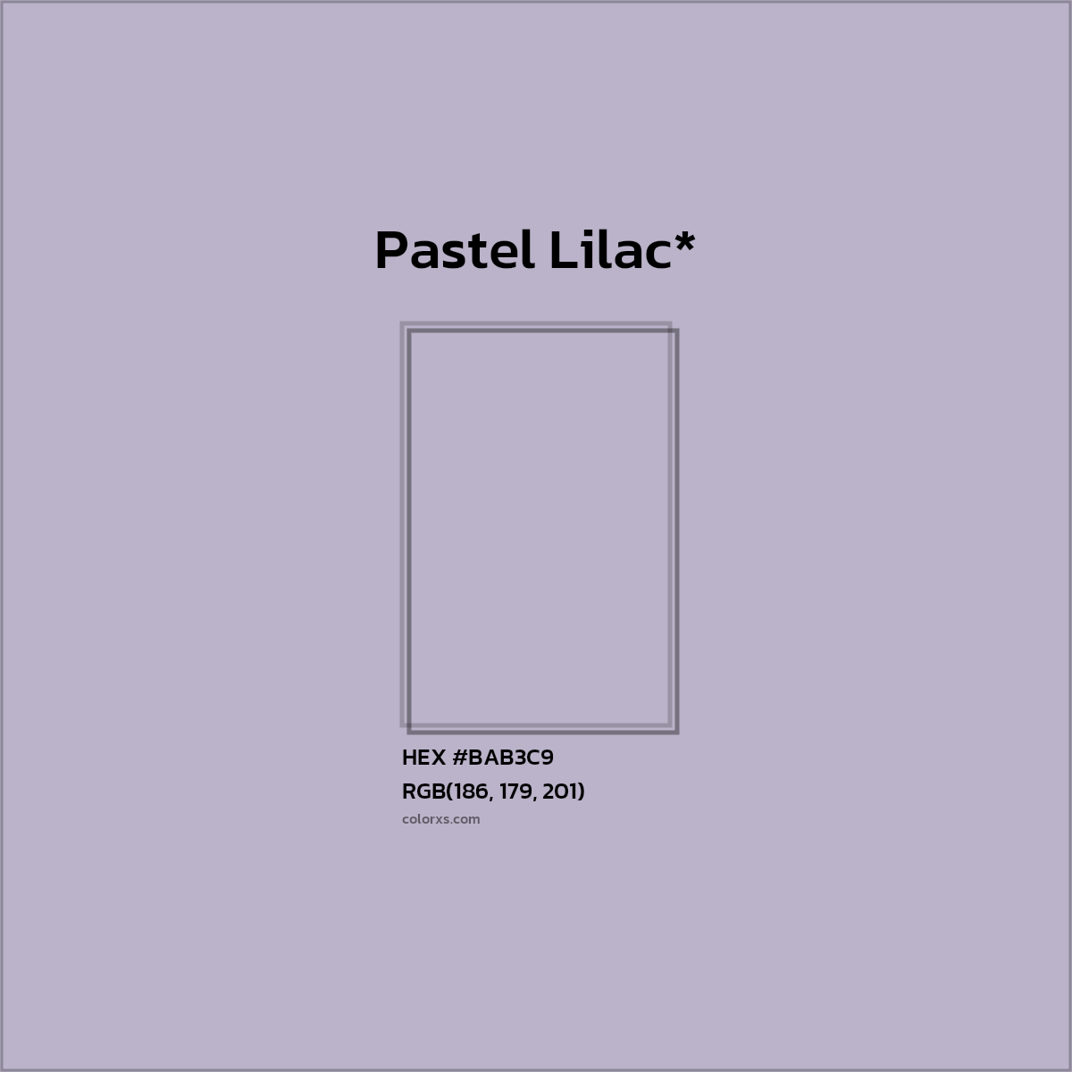 HEX #BAB3C9 Color Name, Color Code, Palettes, Similar Paints, Images