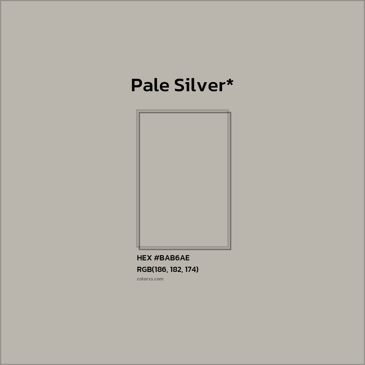 HEX #BAB6AE Color Name, Color Code, Palettes, Similar Paints, Images