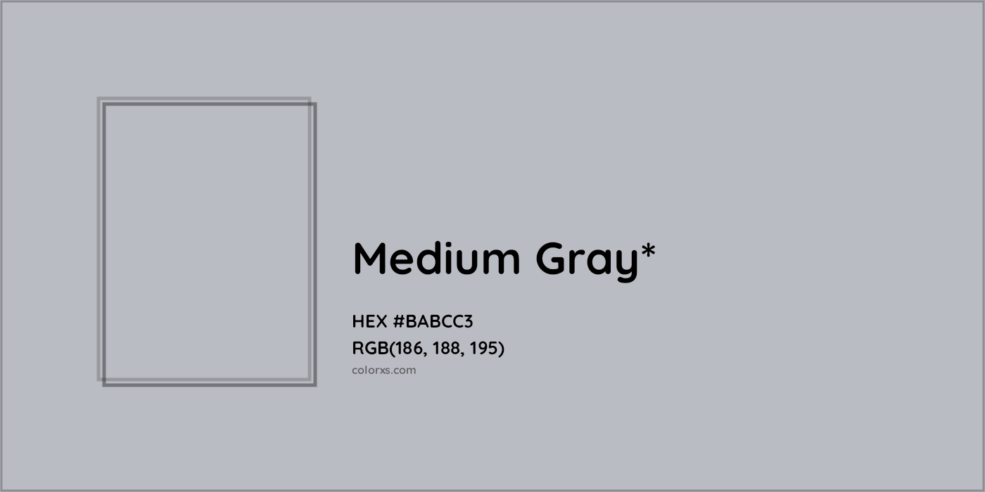 HEX #BABCC3 Color Name, Color Code, Palettes, Similar Paints, Images