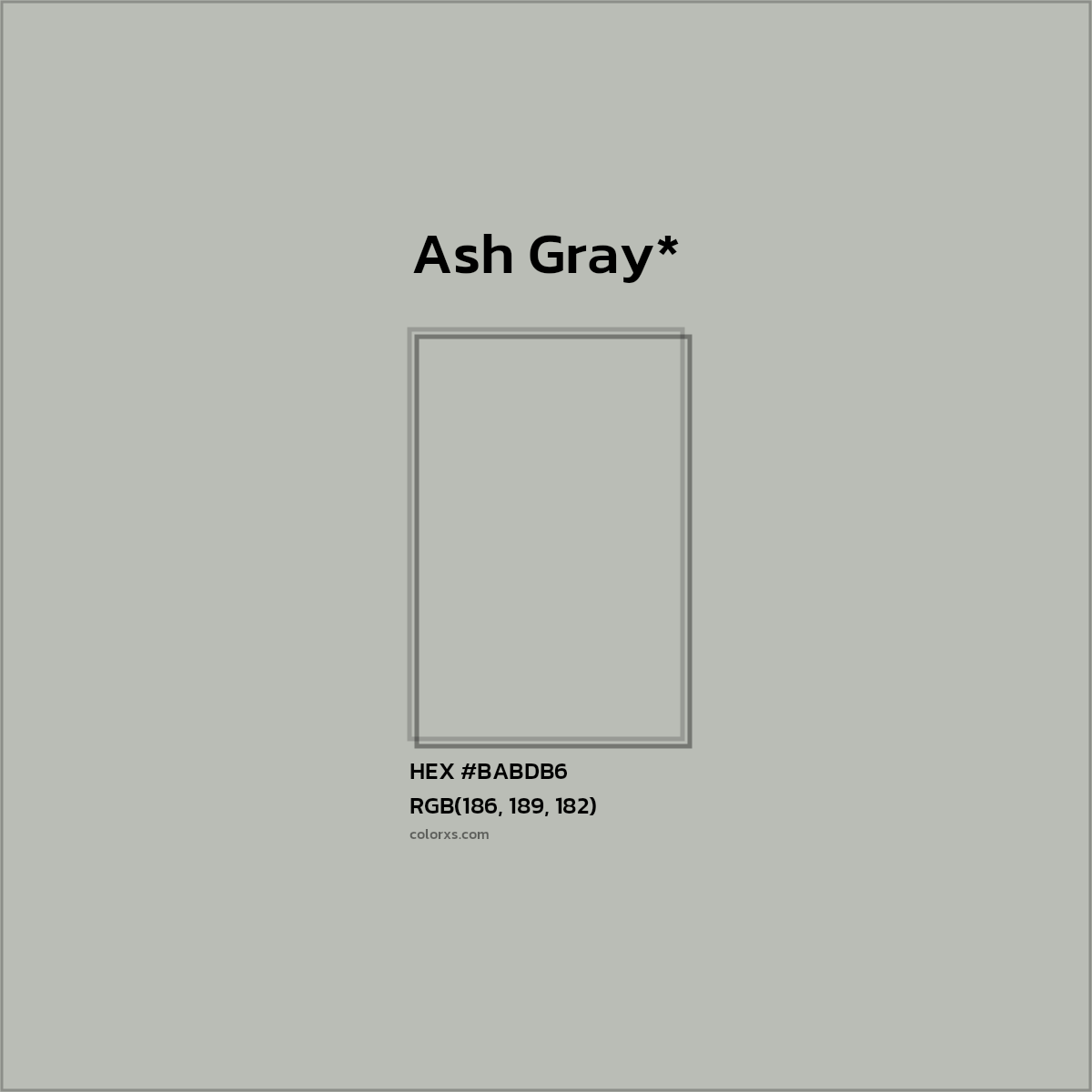 HEX #BABDB6 Color Name, Color Code, Palettes, Similar Paints, Images