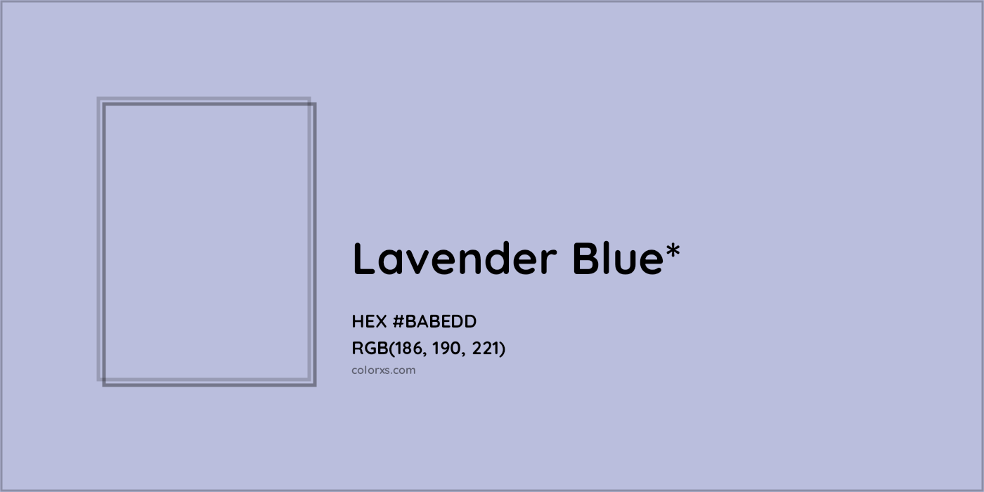 HEX #BABEDD Color Name, Color Code, Palettes, Similar Paints, Images