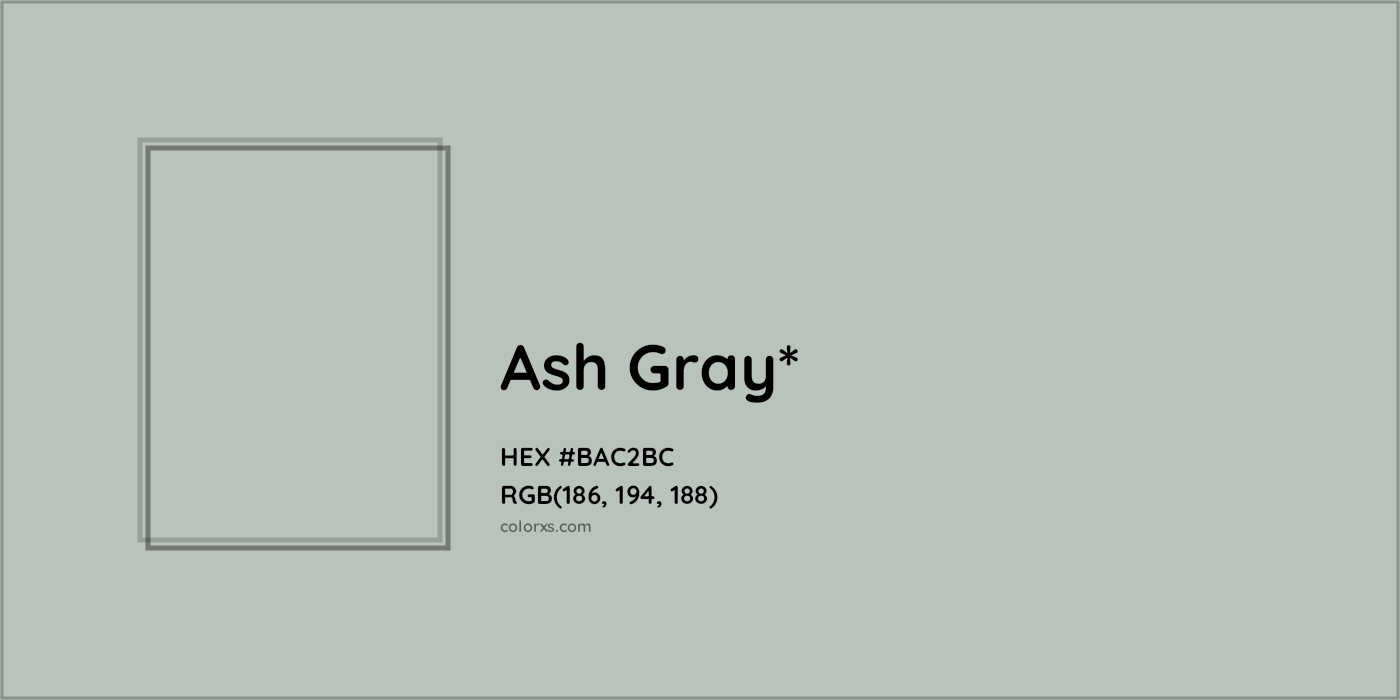 HEX #BAC2BC Color Name, Color Code, Palettes, Similar Paints, Images