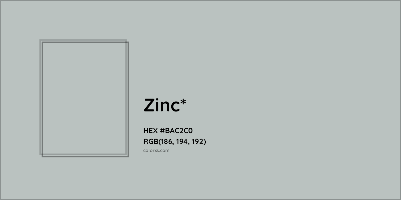 HEX #BAC2C0 Color Name, Color Code, Palettes, Similar Paints, Images