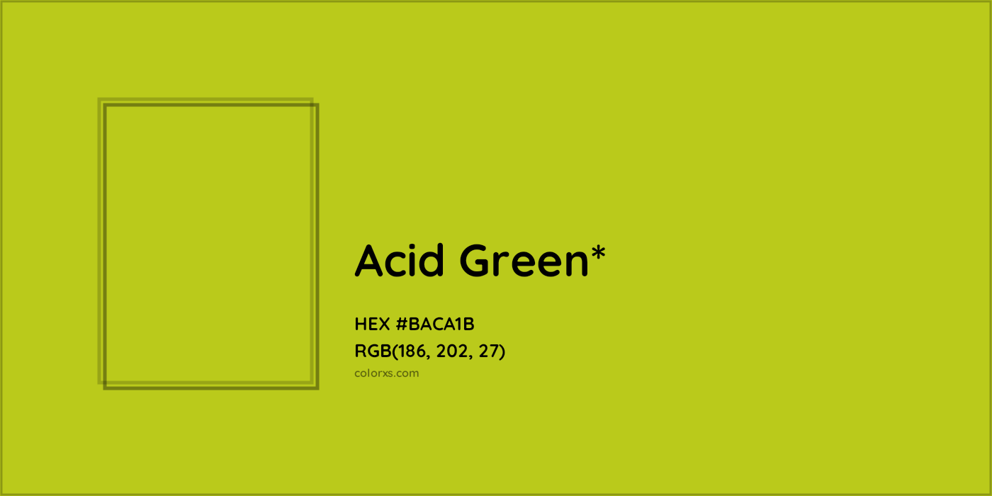 HEX #BACA1B Color Name, Color Code, Palettes, Similar Paints, Images