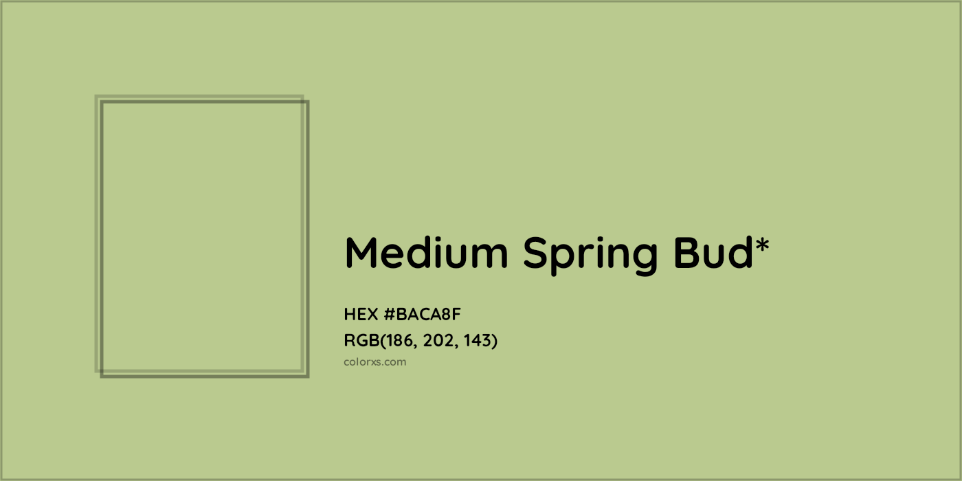 HEX #BACA8F Color Name, Color Code, Palettes, Similar Paints, Images