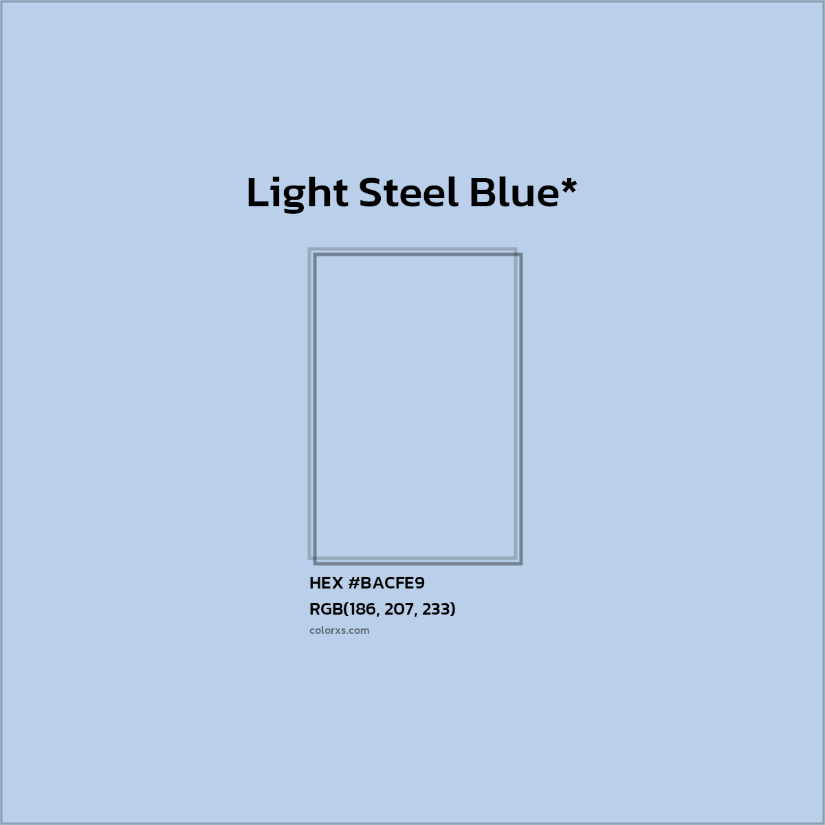 HEX #BACFE9 Color Name, Color Code, Palettes, Similar Paints, Images