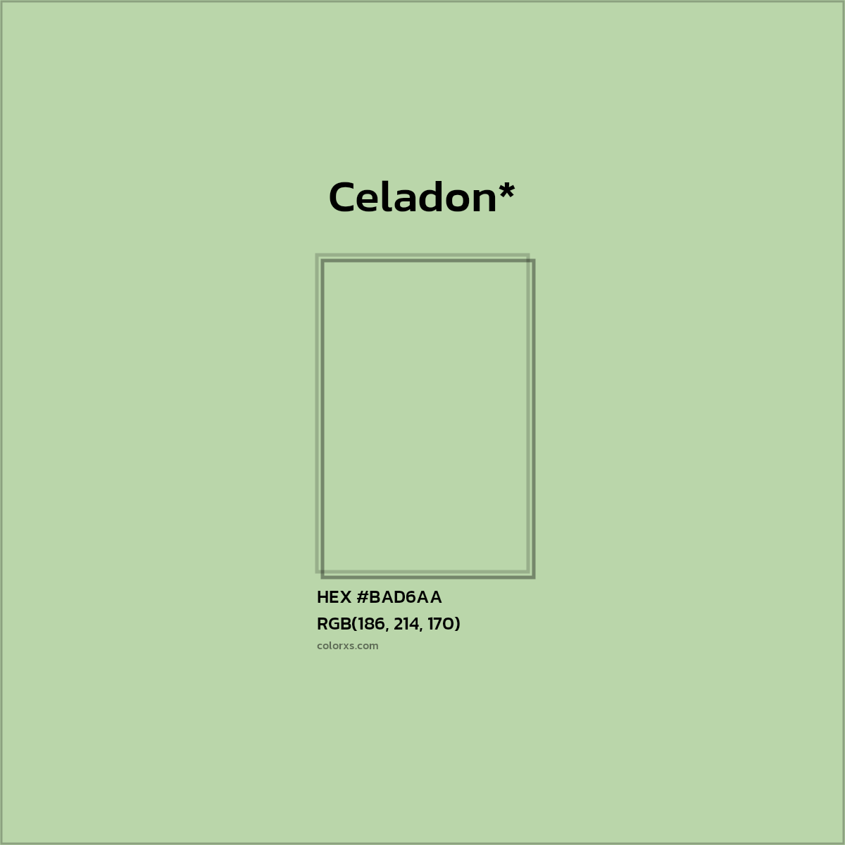 HEX #BAD6AA Color Name, Color Code, Palettes, Similar Paints, Images