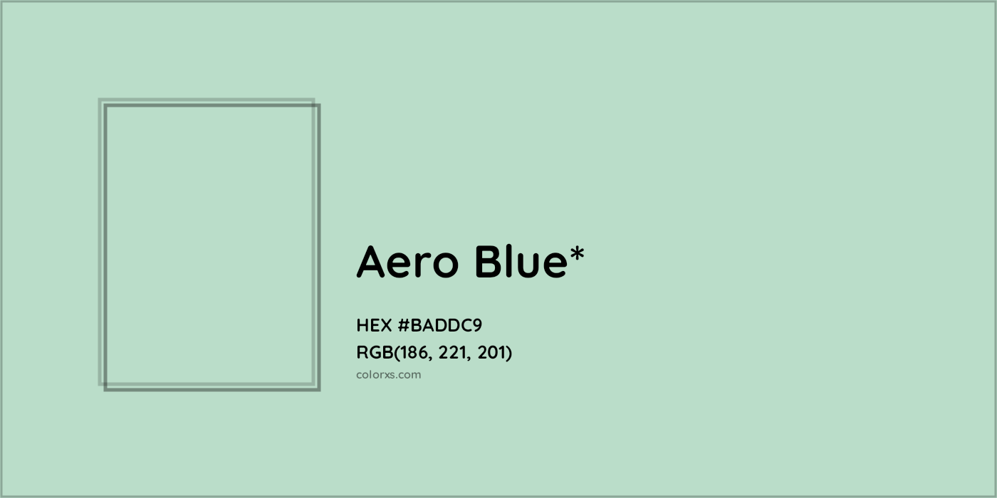 HEX #BADDC9 Color Name, Color Code, Palettes, Similar Paints, Images