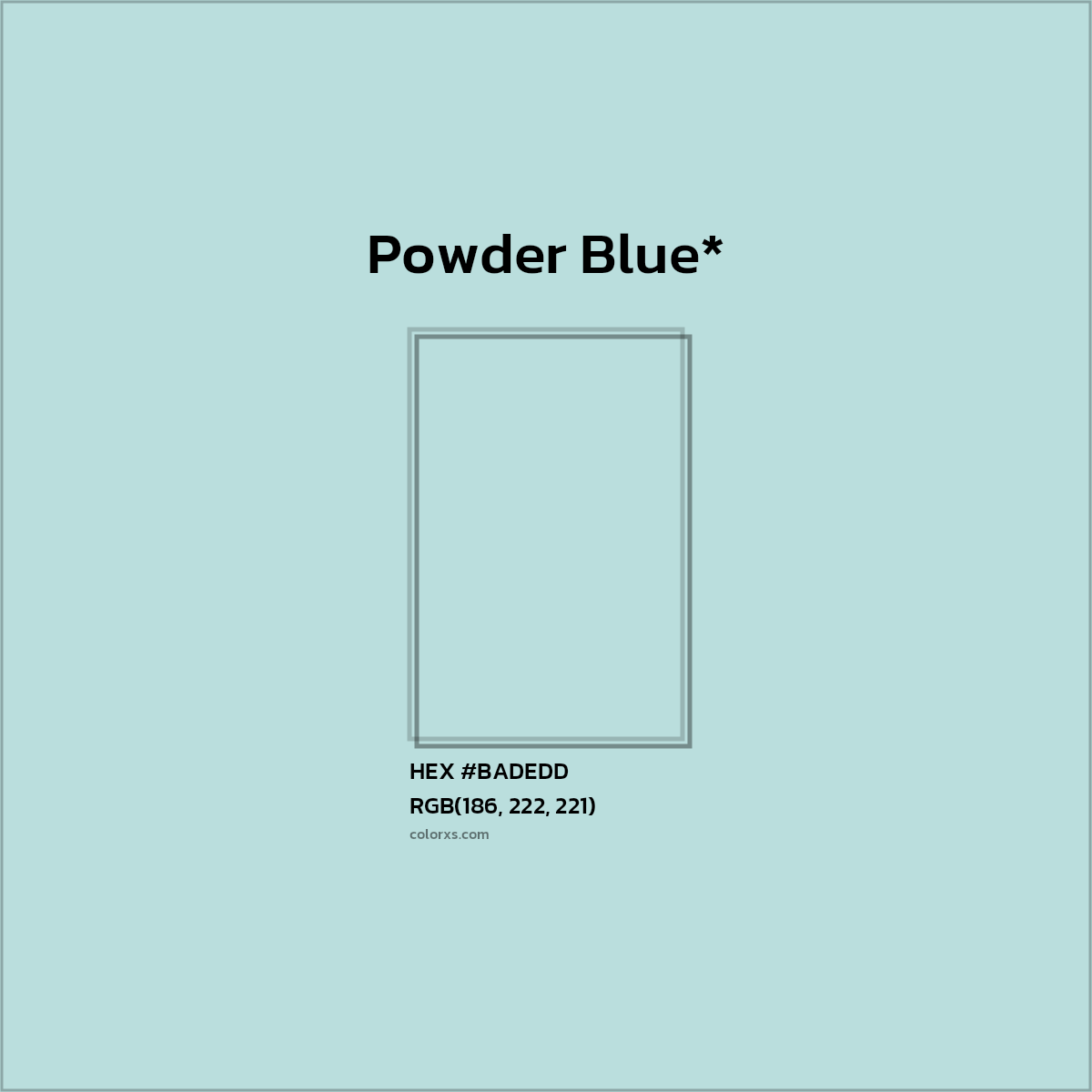HEX #BADEDD Color Name, Color Code, Palettes, Similar Paints, Images