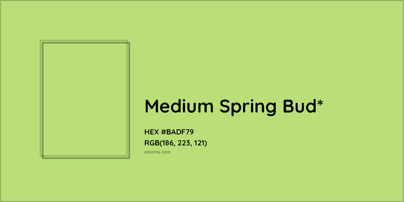 HEX #BADF79 Color Name, Color Code, Palettes, Similar Paints, Images