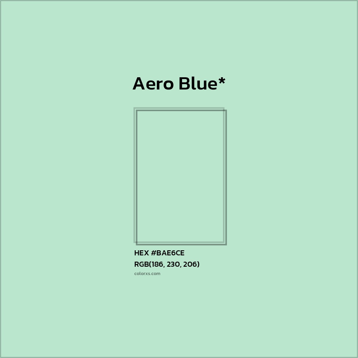HEX #BAE6CE Color Name, Color Code, Palettes, Similar Paints, Images